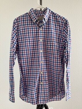 J. Crew Blue & Purple Plaid Button-Down Shirt - Men